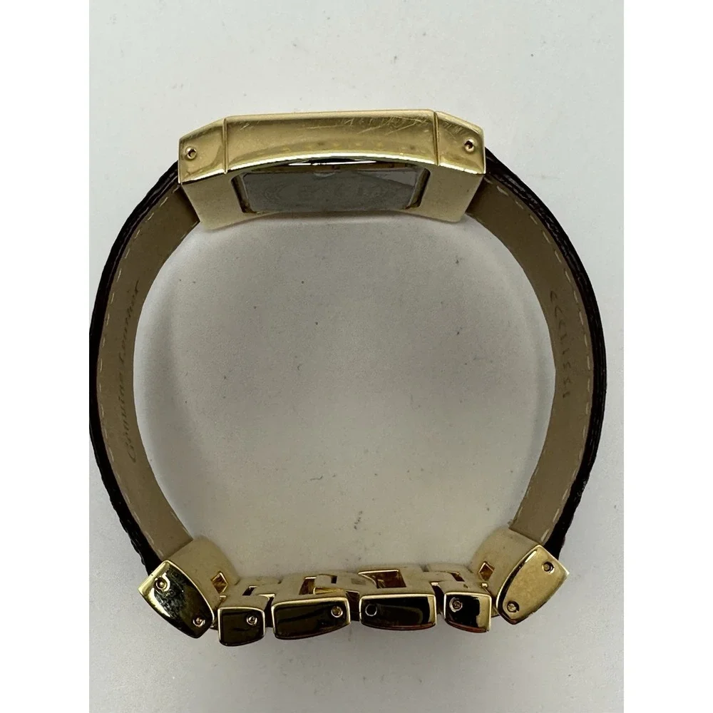 Ecclissi 80215 New Battery Gold Tone Ladies MOP‎ Watch 25MM 7